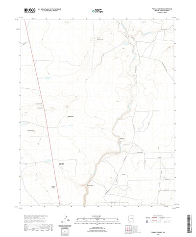 United States Geological Survey Tenmile Cedars, AZ (2021, 24000-Scale) digital map