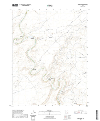 United States Geological Survey Tenmile Point, UT (2020, 24000-Scale) digital map