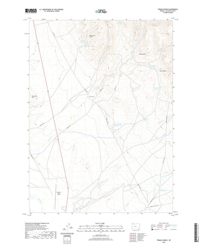 United States Geological Survey Tenmile Ranch, OR (2020, 24000-Scale) digital map