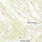 United States Geological Survey Tepee Canyon, UT (2020, 24000-Scale) digital map