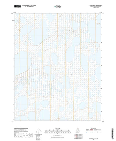 United States Geological Survey Teshekpuk A-1 NW, AK (2020, 25000-Scale) digital map