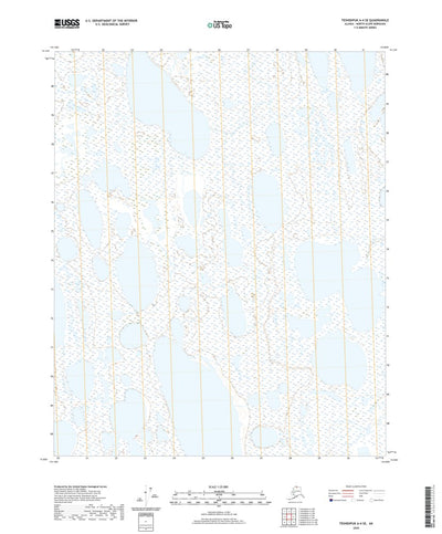 United States Geological Survey Teshekpuk A-4 SE, AK (2020, 25000-Scale) digital map