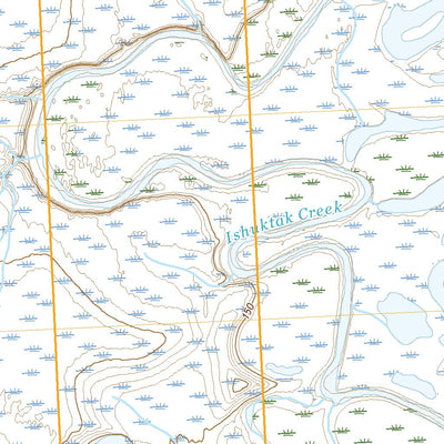 United States Geological Survey Teshekpuk A-5 SW, AK (2020, 25000-Scale) digital map