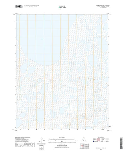 United States Geological Survey Teshekpuk B-1 NW, AK (2020, 25000-Scale) digital map