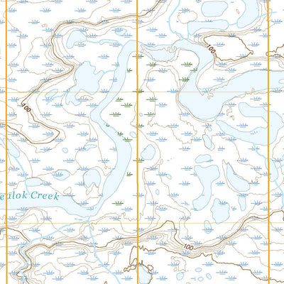 United States Geological Survey Teshekpuk B-1 SE, AK (2020, 25000-Scale) digital map