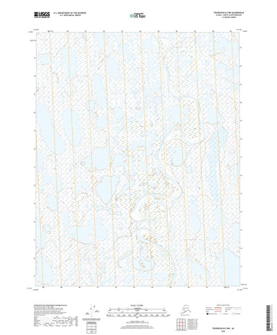 United States Geological Survey Teshekpuk B-5 NW, AK (2020, 25000-Scale) digital map