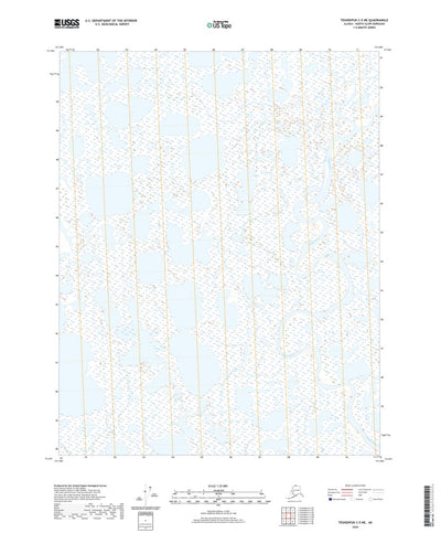 United States Geological Survey Teshekpuk C-5 NE, AK (2020, 25000-Scale) digital map