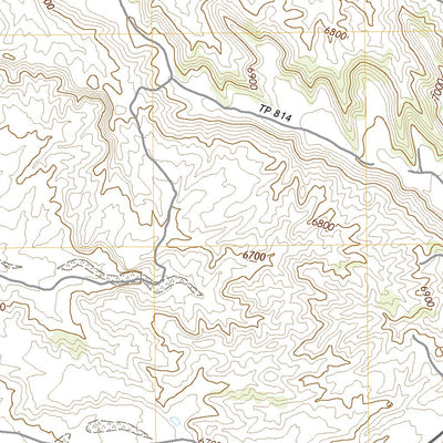 United States Geological Survey Tesuque, NM (2020, 24000-Scale) digital map