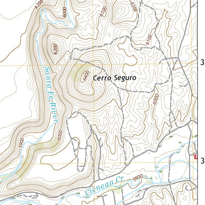 United States Geological Survey Tetilla Peak, NM (2020, 24000-Scale) digital map