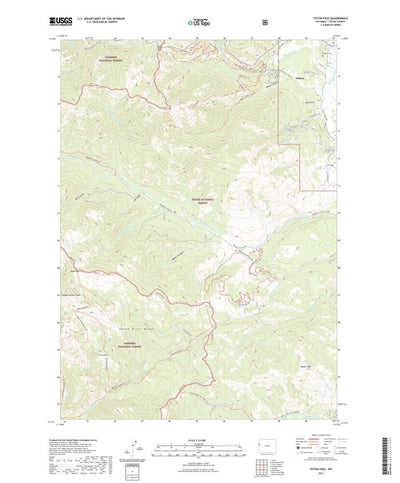 United States Geological Survey Teton Pass, WY (2021, 24000-Scale) digital map