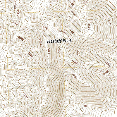 United States Geological Survey Tetzlaff Peak, UT (2020, 24000-Scale) digital map