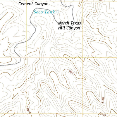 United States Geological Survey Texas Hill, NM (2020, 24000-Scale) digital map