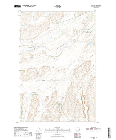 United States Geological Survey Texas Lake, WA (2020, 24000-Scale) digital map