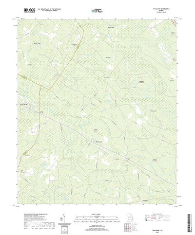 United States Geological Survey Thalmann, GA (2020, 24000-Scale) digital map