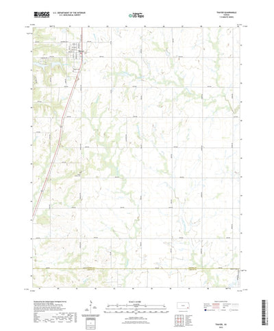 United States Geological Survey Thayer, KS (2022, 24000-Scale) digital map