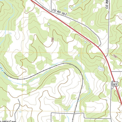 United States Geological Survey Thayer, MO (2021, 24000-Scale) digital map