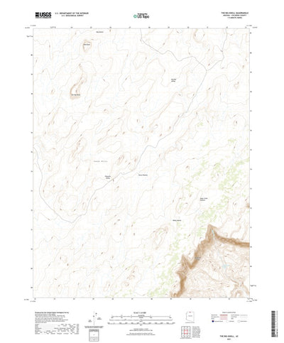 United States Geological Survey The Big Knoll, AZ (2021, 24000-Scale) digital map