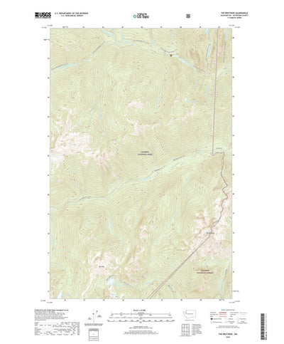 United States Geological Survey The Brothers, WA (2020, 24000-Scale) digital map