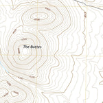 United States Geological Survey The Buttes, NV (2021, 24000-Scale) digital map