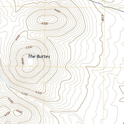 United States Geological Survey The Buttes, NV (2021, 24000-Scale) digital map