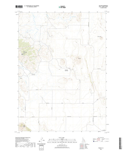 United States Geological Survey The Dip, ID (2020, 24000-Scale) digital map