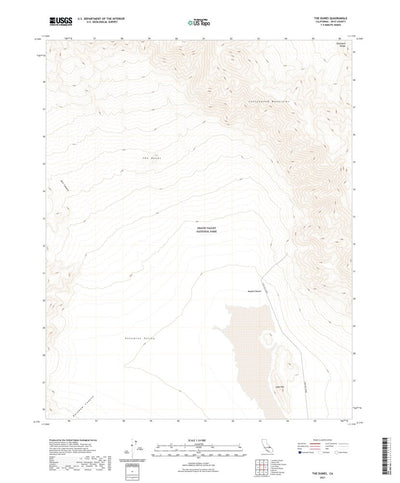 United States Geological Survey The Dunes, CA (2021, 24000-Scale) digital map