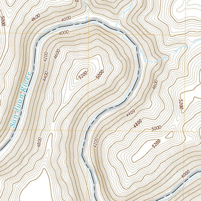 United States Geological Survey The Goosenecks, UT (2020, 24000-Scale) digital map
