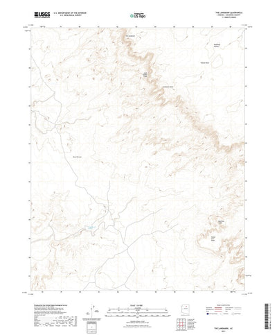 United States Geological Survey The Landmark, AZ (2021, 24000-Scale) digital map