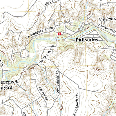 United States Geological Survey The Palisades, TX (2022, 24000-Scale) digital map