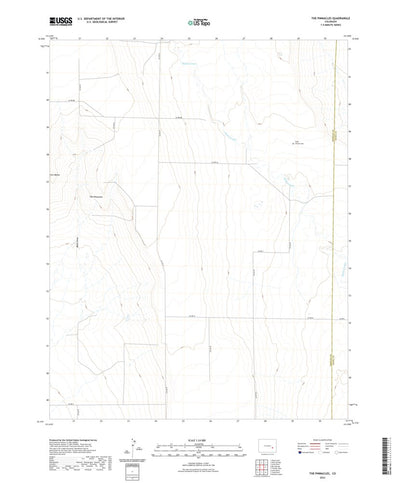 United States Geological Survey The Pinnacles, CO (2022, 24000-Scale) digital map