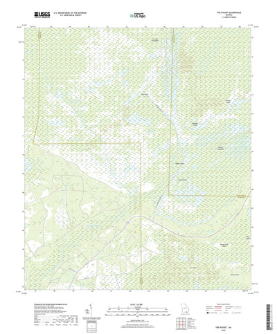 United States Geological Survey The Pocket, GA (2020, 24000-Scale) digital map