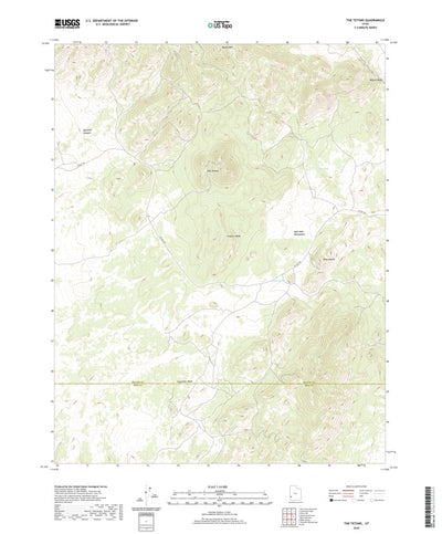 United States Geological Survey The Tetons, UT (2020, 24000-Scale) digital map