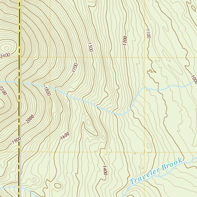 United States Geological Survey The Traveler, ME (2021, 24000-Scale) digital map