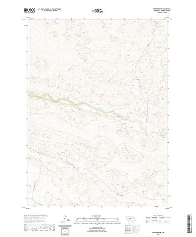 United States Geological Survey Thedford SW, NE (2021, 24000-Scale) digital map