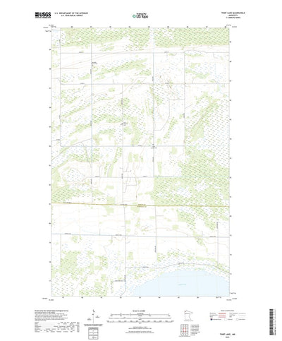 United States Geological Survey Thief Lake, MN (2022, 24000-Scale) digital map