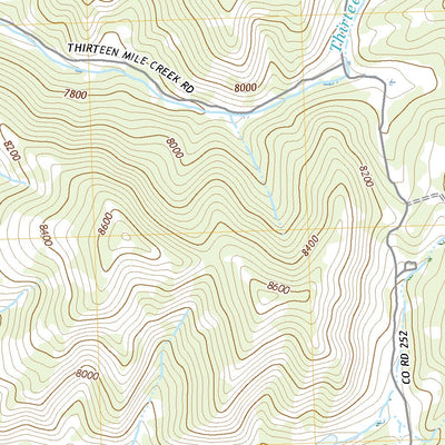 United States Geological Survey Thirteenmile Creek, CO (2022, 24000-Scale) digital map