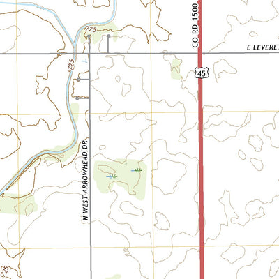 United States Geological Survey Thomasboro, IL (2021, 24000-Scale) digital map