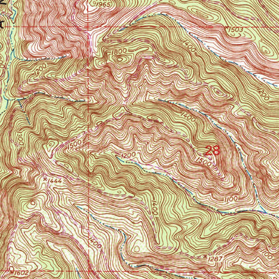 United States Geological Survey Thompson Canyon, CA (1949, 24000-Scale) digital map