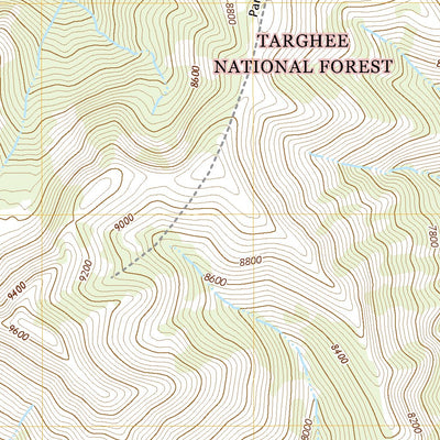 United States Geological Survey Thompson Peak, ID (2020, 24000-Scale) digital map