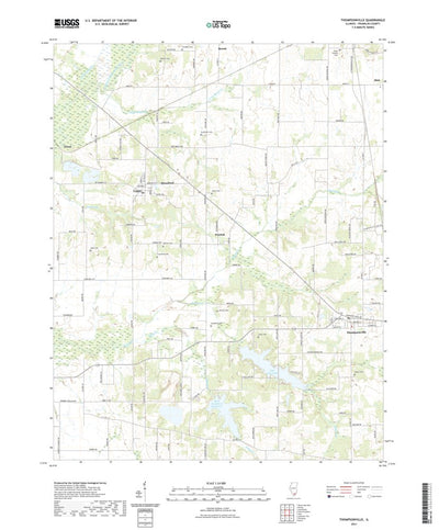 United States Geological Survey Thompsonville, IL (2021, 24000-Scale) digital map