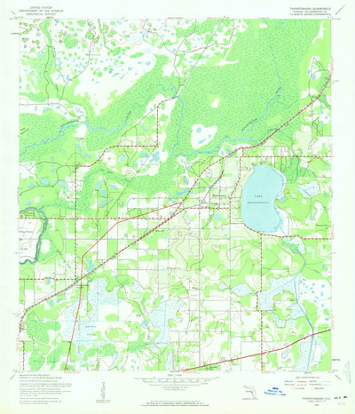 United States Geological Survey Thonotosassa, FL (1943, 24000-Scale) digital map