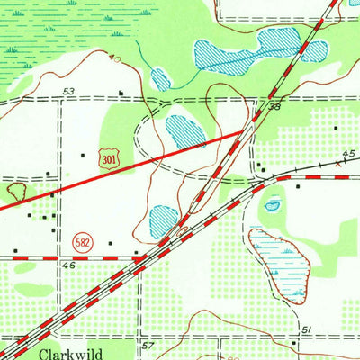 United States Geological Survey Thonotosassa, FL (1943, 24000-Scale) digital map