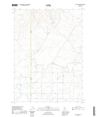 United States Geological Survey Thorn Creek SE, ID (2020, 24000-Scale) digital map