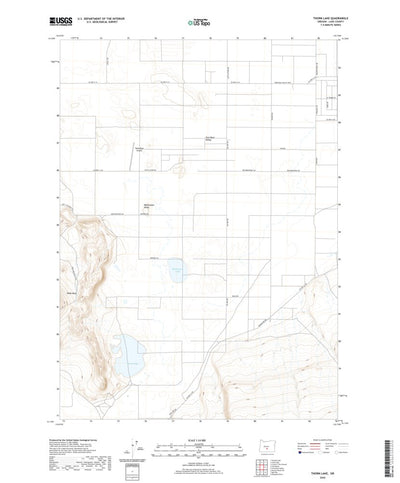 United States Geological Survey Thorn Lake, OR (2020, 24000-Scale) digital map