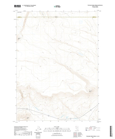United States Geological Survey Thousand Creek Spring, NV (2021, 24000-Scale) digital map