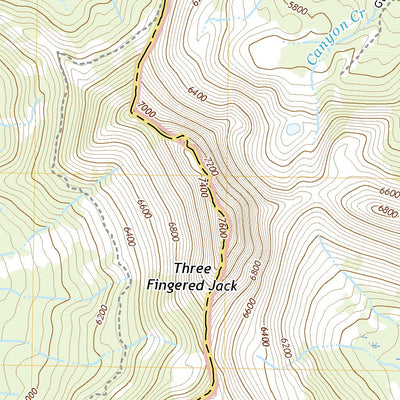 United States Geological Survey Three Fingered Jack, OR (2020, 24000-Scale) digital map