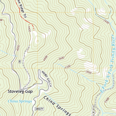 United States Geological Survey Thurston Peaks, CA (2022, 24000-Scale) digital map