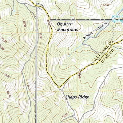 United States Geological Survey Tickville Spring, UT (2020, 24000-Scale) digital map