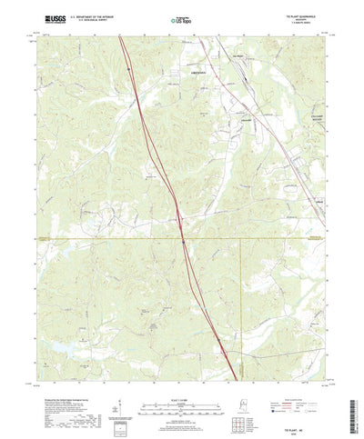 United States Geological Survey Tie Plant, MS (2020, 24000-Scale) digital map