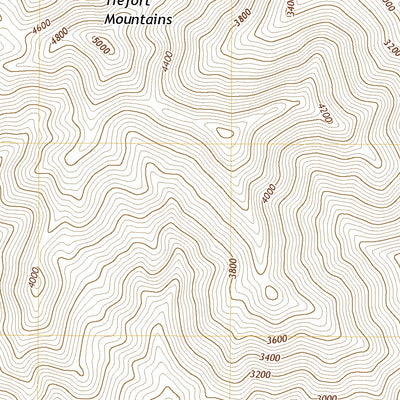 United States Geological Survey Tiefort Mountains, CA (2021, 24000-Scale) digital map